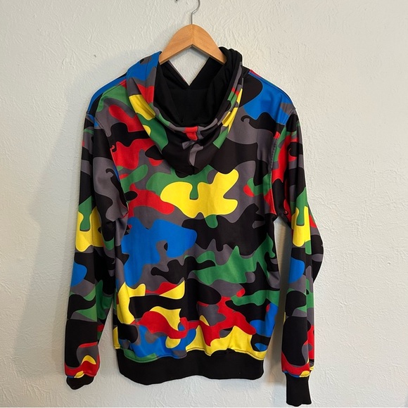 Filthy Wealth Clothing Camo Hoodie Size Large - Picture 2 of 8